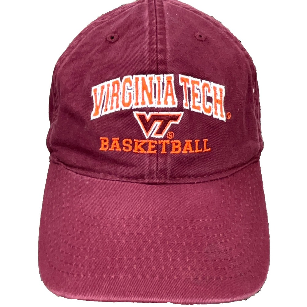 Virginia Tech Hokies Hat Cap Snap Back Maroon Base Ball Dad Basket Ball Adult